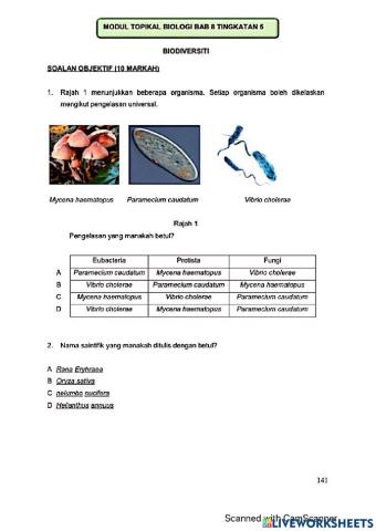Modul Hebat Edisi 2021 Biologi Tingkatan 5 Bab 8