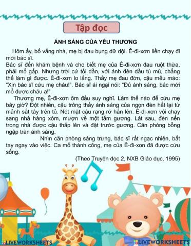 Ánh sáng của yêu thương