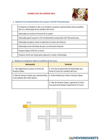 Guerra del imperio Inca