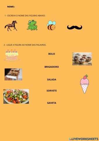 Teste de português 1 ANO