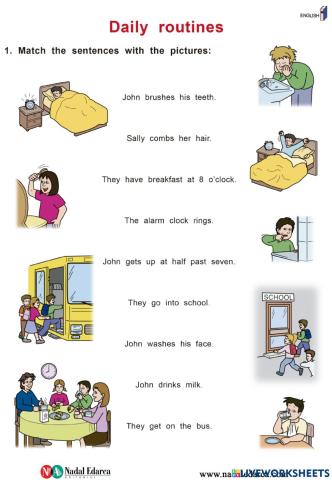 Daily routine