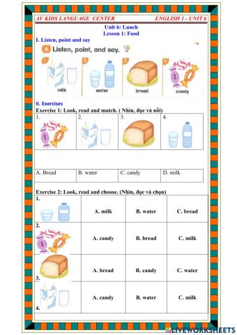 Unit 6 Lesson 1(starter) Mrs.Thuy