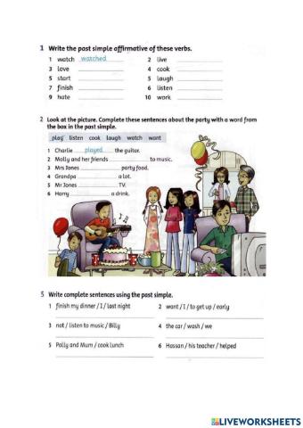 Family and friend Unit 13