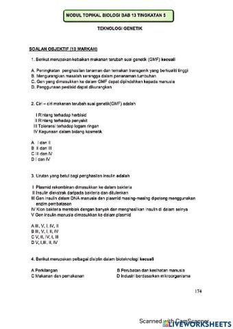 Modul Hebat Edisi 2021 Biologi Tingkatan 5 Bab 13