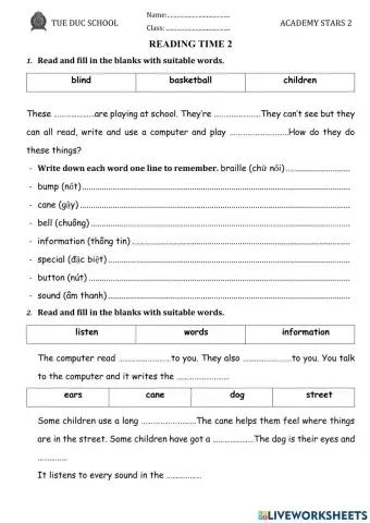 As2 - reading time 2