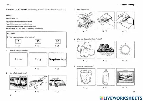 Hhes - listening test 3