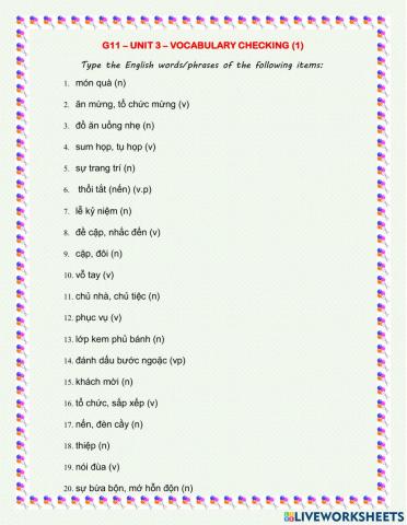 G11 - unit 3 - vocabulary checking (1)