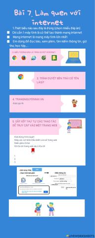Bài 7. Làm quen với internet