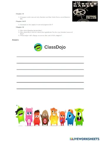 Hunger Game Chapter 15-18