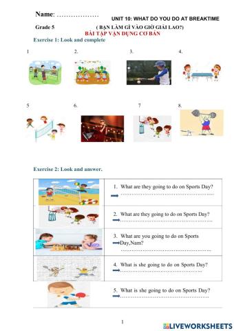 Unit 10 ( grade 5.1)