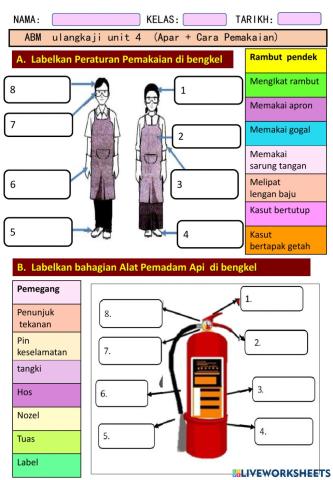 ABM Unit 4  Utamakan Keselamatan (ulangkaji)