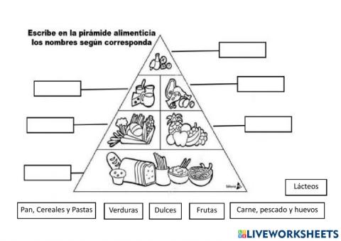 Pirámide de alimentos