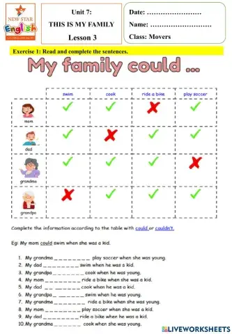 Vi 12- This is my family- Lesson 3