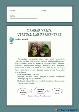 LKPD Virtual Lab Fermentasi