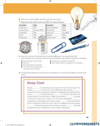 Super Goal 5 Unit 5 past simple present perfect