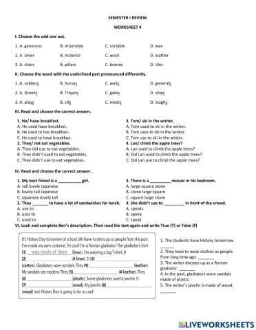 G5-Semester 1 Review 4