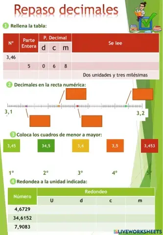 Repaso tema 5 Matemáticas 6º