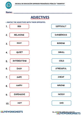 Adjectives