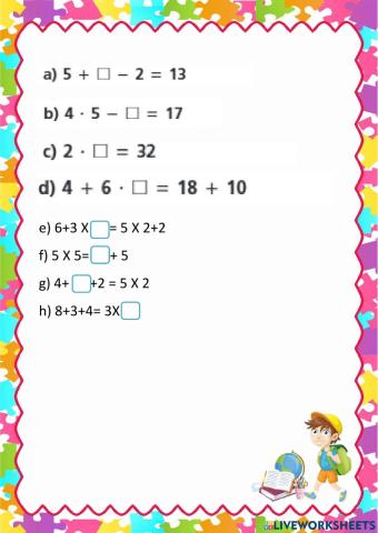 Igualdades en los enteros