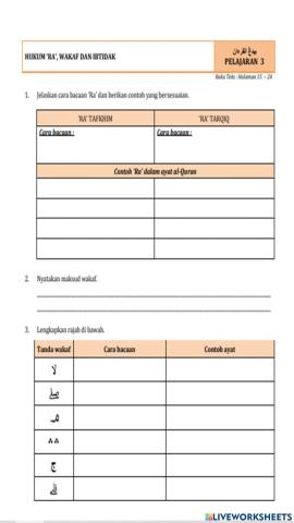 Pelajaran 3 hukum RA, WAKAF DAN IBTIDAK