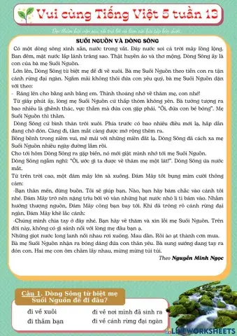 Vui cùng tiếng việt 5