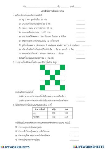 อัตราส่วน 