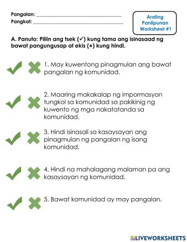 AP - Kasaysayan at Pagbabago sa Komunidad