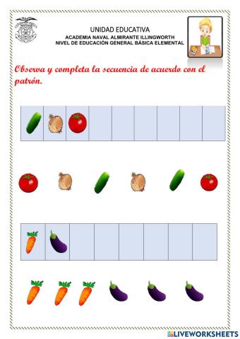 Pratones con secuencias