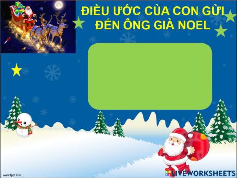 Điều ước gửi ông già noel