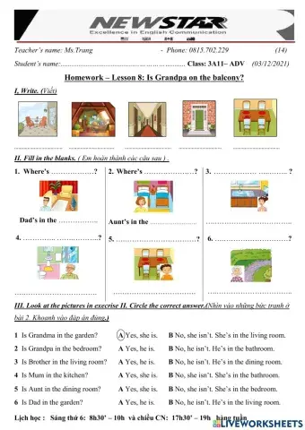 3A11-Lesson 8-Is Grandpa on the balcony?