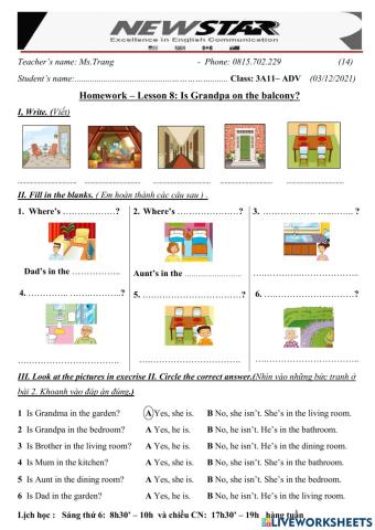 3A11-Lesson 8-Is Grandpa on the balcony?