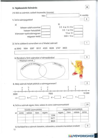 Számkörbővítés 4. o.