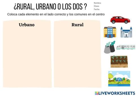 Rural o urbano