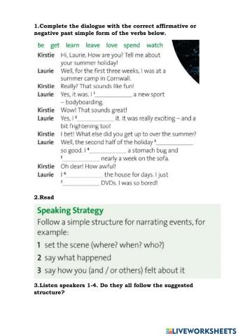 Listening and speaking sol pre-in