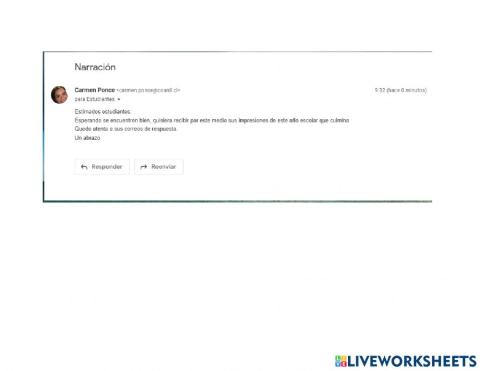 Redacción de correo electrónico