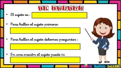 El sujeto
