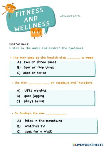 Fitness and Wellness