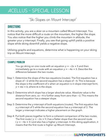 Ski Slopes on Mount Intercept