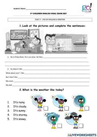 Children 3 Use of English