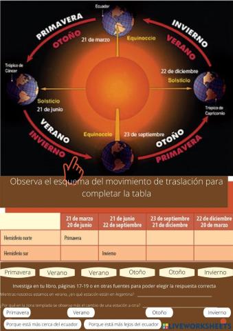 Movimientos de rotacion y traslación