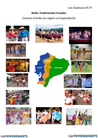 Bailes tradicionales ecuador