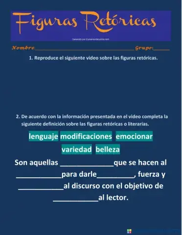 Figuras retoricas