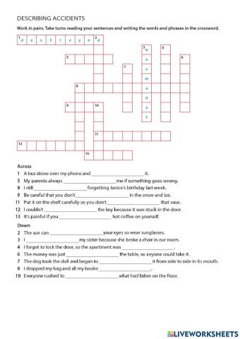 Evolve 3 - 12.1 Describing Accidents
