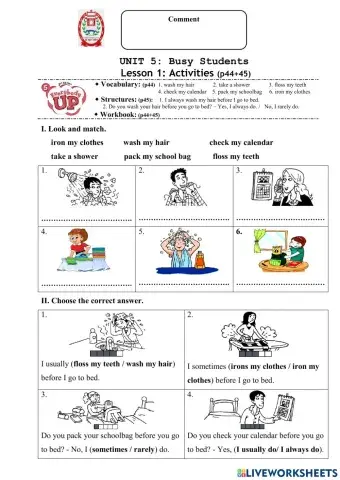 EVERYBODY UP 5- UNIT 5- LESSON 1