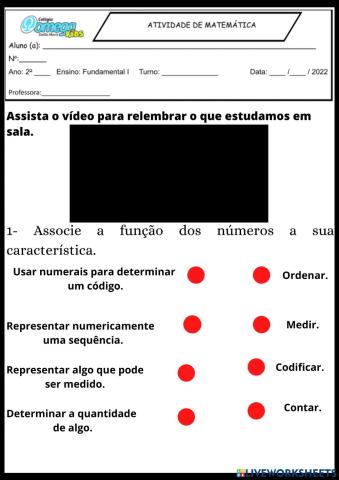 Funções dos números