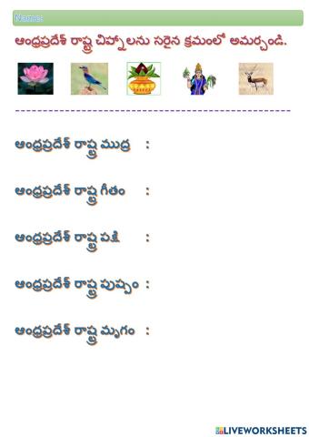 Andhra pradesh Official symbols