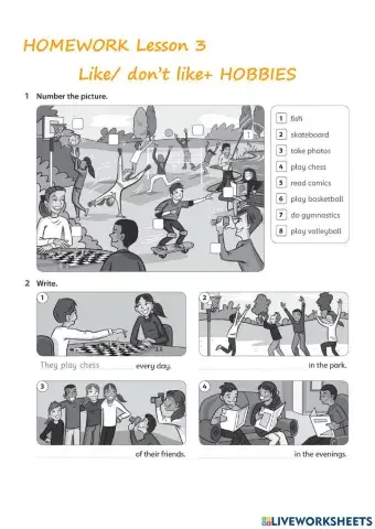 F&F3 LIKE-DON'T LIKE + hobbies