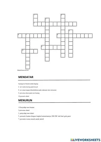 Puzzle zat Aditif