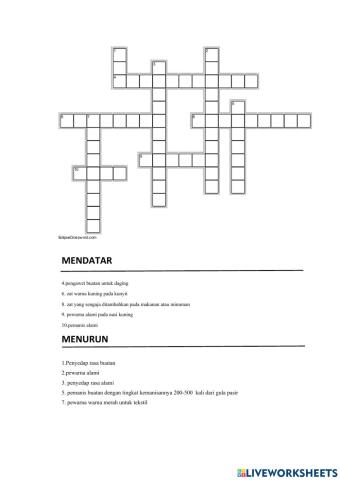 Puzzle zat Aditif
