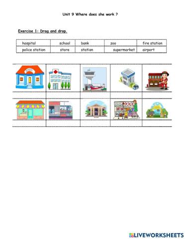 Where does she work?